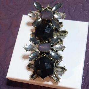 Chic Black and Silver Bracelet